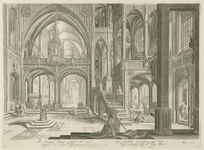 Interieur van de Sint-Jan van Lateranen te Rome
