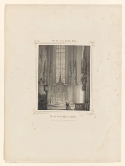 Interieur van de Sint-Sebalduskerk te Neurenberg