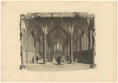 Interieur van de Temple Church te Londen