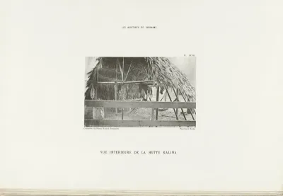 Interieur van een Caraïebse woning op de Koloniale Tentoonstelling, Amsterdam 1883