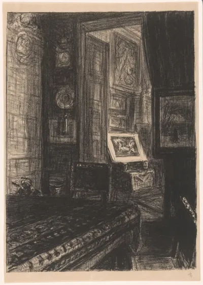Interieur van een huiskamer