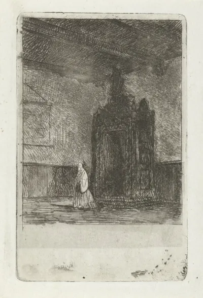 Interieur van een liturgisch gebouw