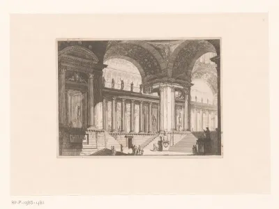 Interieur van een paleis of tempel