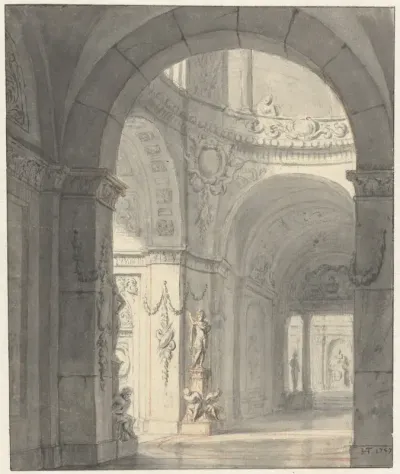 Interieur van een paleis