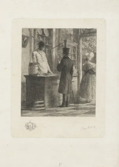 Interieur van een winkel