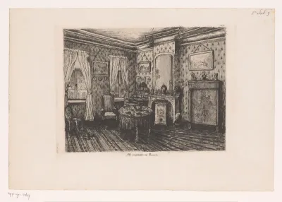 Interieur van een woonkamer