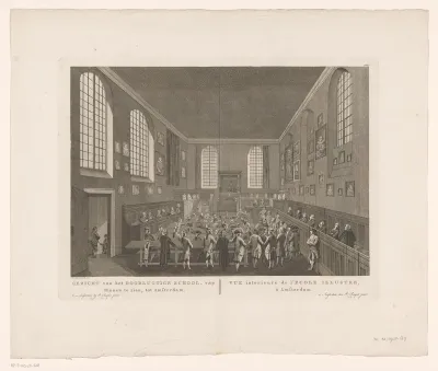 Interieur van het Athenaeum Illustre te Amsterdam