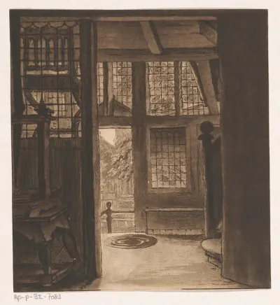 Interieur van het huis van Rembrandt