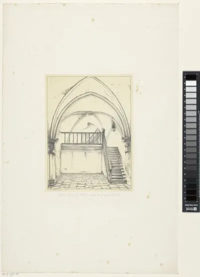 Interieur van het Mariënbornklooster in Dordrecht