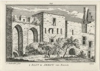 Interieur van het slot te Abcoude