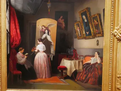 Interior de estudio de una artista