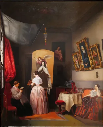 Interior del Estudio de una artista