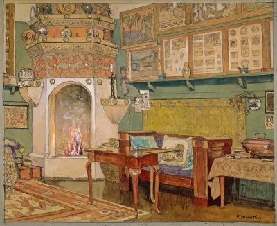 Interior from Leveld, the Livingroom