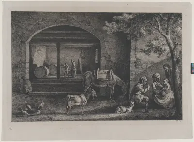Interior of a Farm at Saint-Jean-de-Touslas