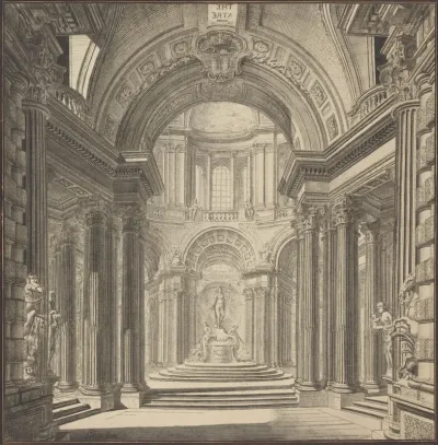 Interior of a Temple