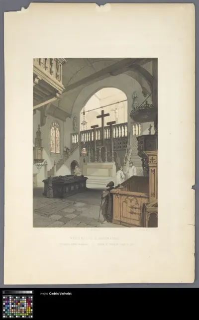 Interior of Jerusalem Church at Bruges