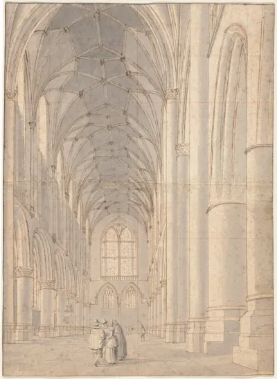 Interior of Saint Bavo's Church, Haarlem