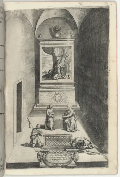 Interior of the Chapel of Mary Magdelene (Interno della cappella della Maddalena) [plate H]