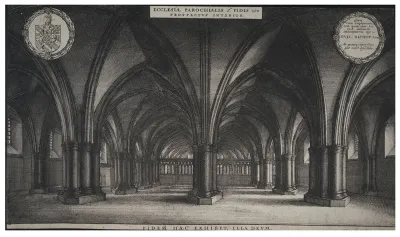 Interior of the Crypt of St. Paul's (St. Faith's)