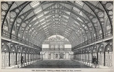 Interior of the Diana-Bath at Vienna