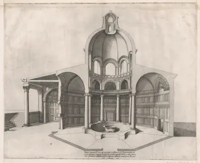 Interior of the Lateran, from "Speculum Romanae Magnificentiae"
