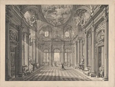 Interior of the Palazzo Spinola, Genoa