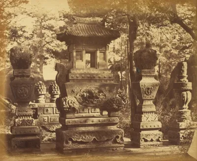 Interior of the Tomb at the Depot near Pekin, October