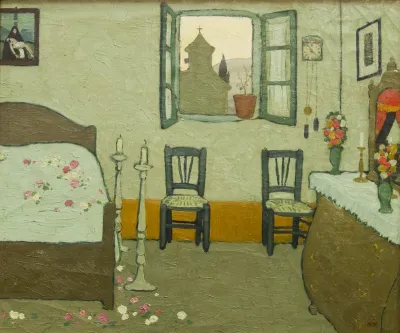 Interior (painting by Pere Torné Esquius)
