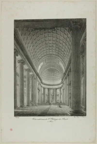 Interior View of St. Philippe du Roule, Paris