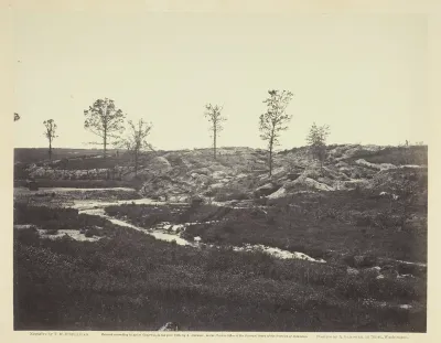 Interior View of the Confederate Line