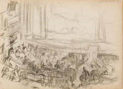 Interior View of the Finnish Opera, sketch