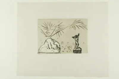 Interior with Sculptures