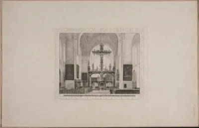 Interiør fra Domkirken i Lübeck