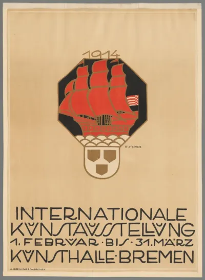Internationale Kunstausstellung, Kunsthalle Bremen, 1914