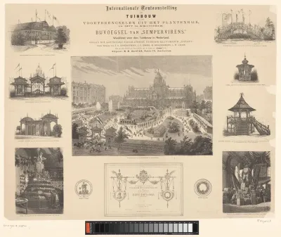 Internationale Tentoonstelling van Tuinbouw en van voortbrengselen uit het Plantenrijk, in 1877 te Amsterdam