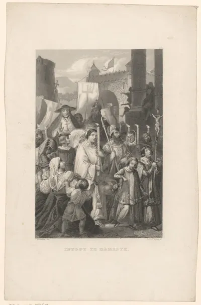 Intocht te Damietta door kruisvaarders, 1218 of 1249