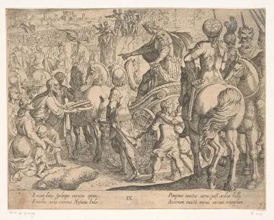 Intocht van Alexander de Grote in Babylon