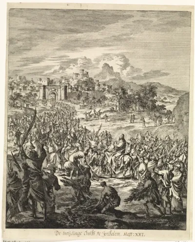 Intocht van Christus in Jeruzalem