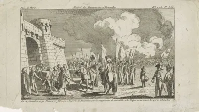 Intocht van Dumouriez in Brussel, 1792