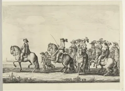 Intocht van Maria de Médicis te Amsterdam (plaat 2), 1638