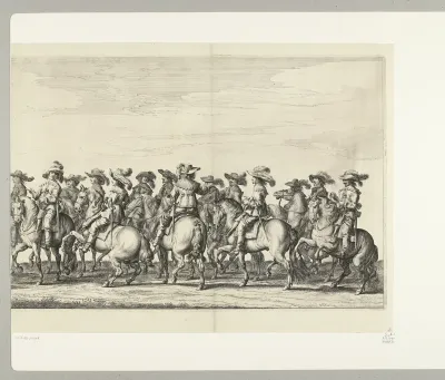 Intocht van Maria de Médicis te Amsterdam (plaat 3), 1638