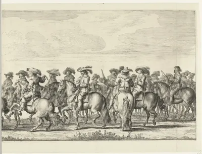 Intocht van Maria de Médicis te Amsterdam (plaat 5), 1638