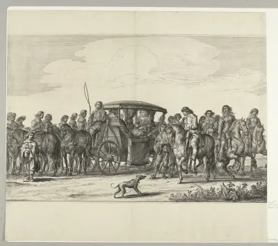 Intocht van Maria de Médicis te Amsterdam (plaat 6), 1638