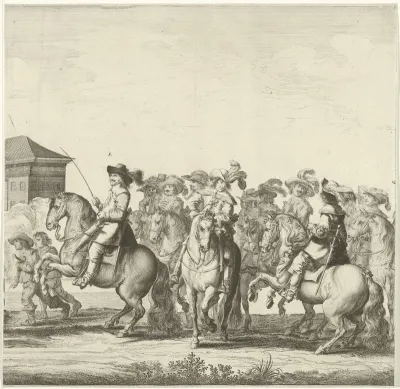 Intocht van Maria Henrietta Stuart, prinses van Oranje te Amsterdam (plaat 2)