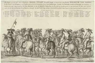 Intocht van Maria Henrietta Stuart, prinses van Oranje te Amsterdam (plaat 4)