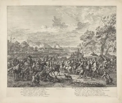 Intrede in het veroverde Namen, 1695