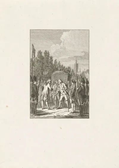 Intrede van de Franse ambassadeur De Bonac te Delft, 1753