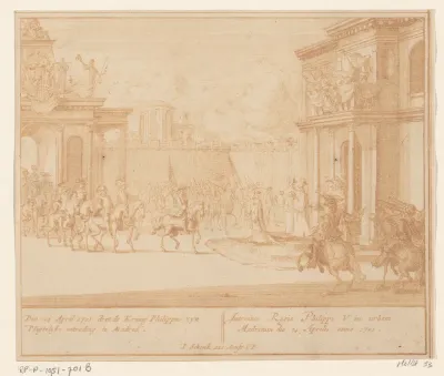 Intrede van Filips V in Madrid, 1701