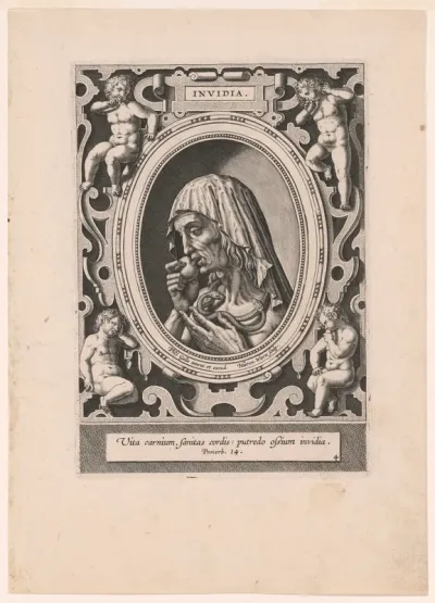 Invidia, plate 4 from The Seven Vices