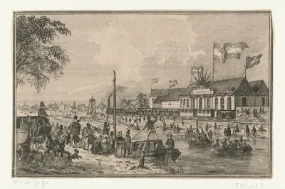 Inwijding van de spoorweg tussen Amsterdam en Haarlem, 19 september 1839